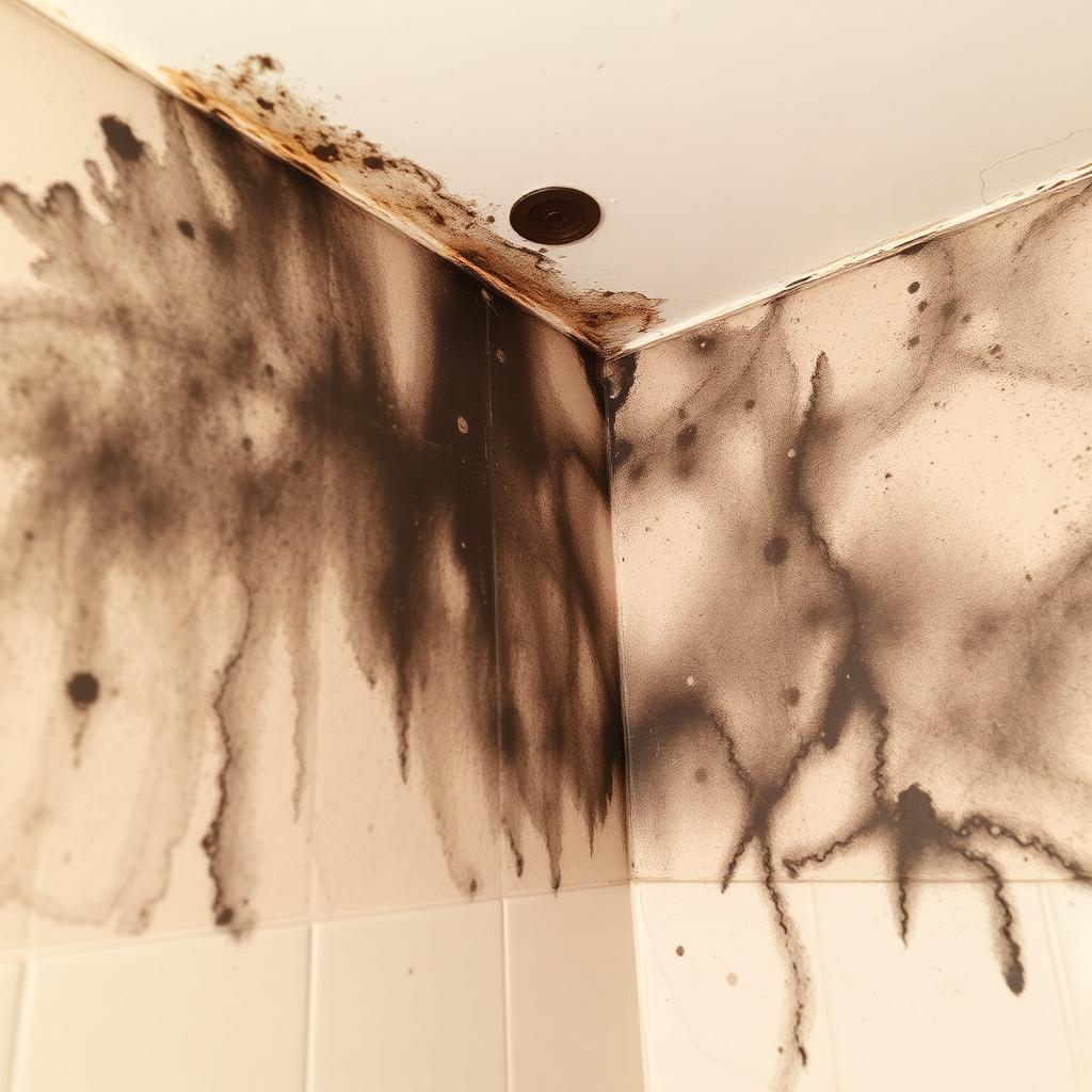 Mold remediation before and after - before